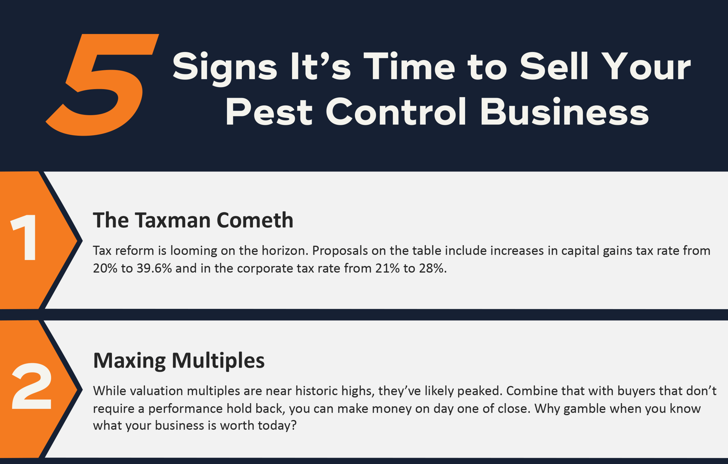 5 Signs It’s Time To Sell Your Pest Control Business